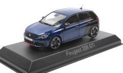 NOREV473816 - Voiture sportive PEUGEOT 308 GTI Coupe Franche de 2017 couleur bleu