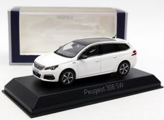 NOREV473818 - Voiture break PEUGEOT 308 SW GT Line de 2017 couleur blanche