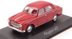 NOREV474331 - Voiture berline PEUGEOT 403 de 1963 de couleur rouge