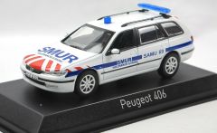 NOREV474654 - Voiture d'urgence du SMUR de Villefranche sur Saone PEUGEOT 406 break de 2003