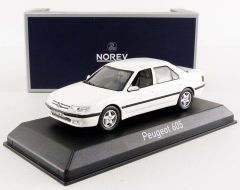 NOREV476503 - Voiture berline PEUGEOT 605 de 1988 de couleur blanche