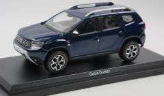 NOREV509004 - Voiture 4x4 DACIA Duster Cosmo de 2018 de couleur bleu