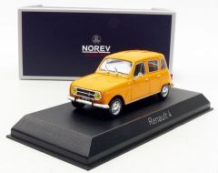 NOREV510039 - Voiture RENAULT R4 de 1974 couleur orange