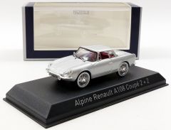 NOREV517821 - Voiture coupé sportive ALPINE RENAULT A108  2+2 de 1961 couleur gris argent