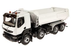 NOREV518824 - Camion 8x4 benne RENAULT Kerax couleur blanc