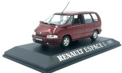 NOREV75953 - Monospace RENAULT Espace II de 1991 de couleur rouge malaga version boite constructeur