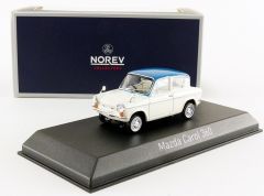 NOREV800631 - Voiture berline MAZDA Carol 360 de 1962 couleur blanc à toit bleu