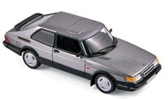 NOREV810033 - Voiture coupé - Saab 900 Turbo 16 de couleur grise métallique