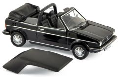 NOREV840074 - Voiture cabriolet VOLKSWAGEN Golf de 1981 de couleur noire
