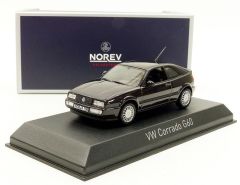 NOREV840094 - Voiture sportive VOLKSWAGEN Corrado G60 de 1990 couleur noire