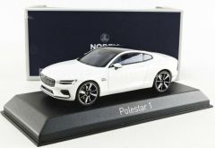 NOREV871003 - Voiture berline sportive POLESTAR 1 de 2020 de couleur blanche