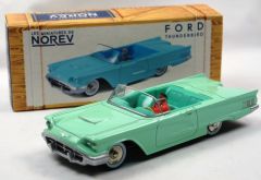 NOREVCL2711 - Voiture cabriolet américaine FORD Thunderbird de 1960 couleu vert Adriatique