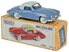 NOREVCL3511 - Voiture MERCEDES 190 SL de 1956 de couleur bleue