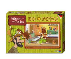 NORI606031350 - Puzzle Pettersson & Findus - Dans sa chambre 100 Pièces