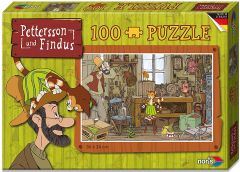 NORI606031351 - Puzzle Pettersson & Findus  à l'atelier 100 pièces