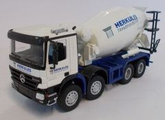 NZG534/12 - Camion 8x4 toupie MERCEDES Actros aux couleurs des transports HERKULES