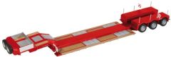 NZG655/10 - Semi NOOTEBBOM extensible porte engins 5 essieux couleur rouge