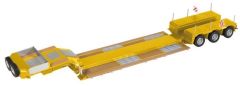 NZG655/60 - Semi NOOTEBBOM extensible porte engins 5 essieux couleur jaune