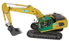 NZG856/06 - LIEBHERR R936C Litronic pelle sur chenilles aux couleurs de l'entreprise KORZ