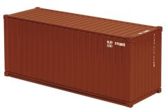 NZG875/01 - Container 20pieds marron Rotbraun