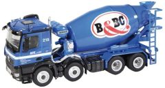 NZG906/14 - Camion 8x4 MERCEDES Arocs toupie aux couleurs de l'entreprise B&BC
