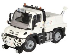 NZG9104/03 - Camion UNIMOG U430 aux couleurs ETF version rail route avec le rail inclus