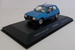 ODE049 - Voiture citadine TALBOT Samba de 1982 de couleur bleue éditée à 750 pièces