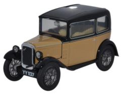 OXFASS001 - Voiture berline AUSTIN Seven RN saloon couleur noir et beige