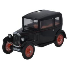 OXFASS005 - Voiture AUSTIN Seven RN saloon couleur noir et rouge