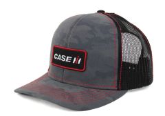 OBT173 - Casquette camouglage grise avec arrière en maille noir - CASE IH