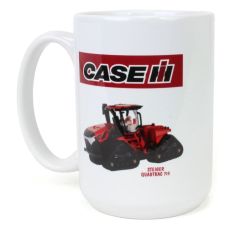 OBT176 - Tasse en céramique de couleur blanche avec un CASE IH Steiger 715