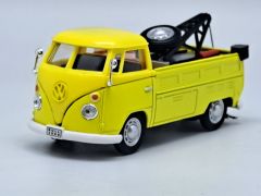 CAR13457 - Dépanneuse pick-up couleur jaune - VW T1