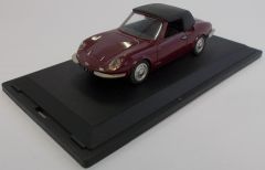PARAD159-1 - Voiture cabriolet sportif CG A 1000 de 1966 de couleur bordeaux modèle en résine