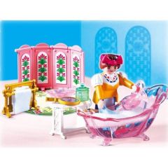 PLAY4252 - Salle Bain de Princesse avec servante et accessoires PLAYMOBIL - Contient : 13 Pièces