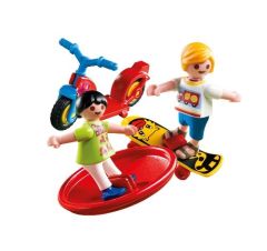 PLAY4764 - Enfants avec Jouets PLAYMOBIL - Contient : 11 Pièces