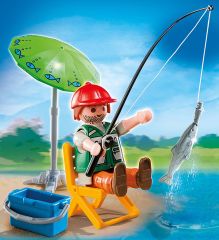 PLAY4779 - Le Pecheur PLAYMOBIL avec accessoires - Contient : 12 Pièces