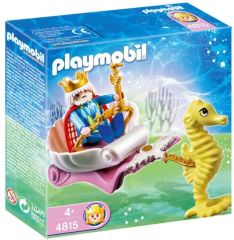 PLAY4815 - Roi des Mers avec Calèche et hippocampe PLAYMOBIL