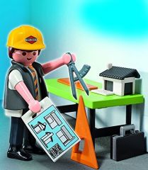 PLAY5294 - Architecte PLAYMOBIL avec accessoires - Contient : 12 Pièces
