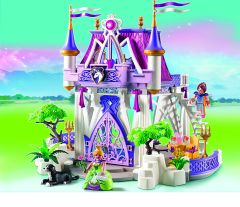 PLAY5474 - Château De Cristal avec princesse et accessoires PLAYMOBIL - Contient : 312 Pièces