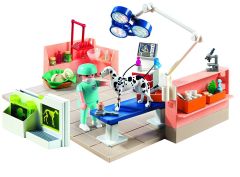 PLAY5530 - Clinique Vétérinaire avec patients et accessoires PLAYMOBIL - Contient : 86 Pièces
