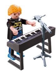 PLAY5604 - Pop stars avec Synthétiseur et accessoires PLAYMOBIL - Contient : 12 Pièces