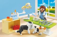 PLAY5653 - Jouet de construction PLAYMOBIL - Vétérinaire avec animaux et accessoires
