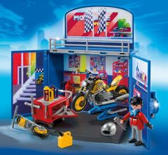 PLAY6157 - Atelier de moto  - Contient : 65 Pièces