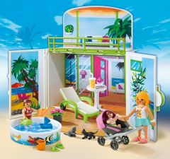 PLAY6159 - Terrasse de vacances avec figurines et accessoires PLAYMOBIL