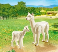 PLAY6647 - Femelle Alpaga et son petit PLAYMOBIL