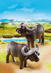 PLAY6944 - Buffles de la savane PLAYMOBIL Contient -  2 Pièces