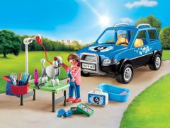 PLAY9278 - Jouet de construction PLAYMOBIL - Toiletteuse avec véhicule