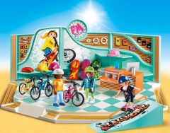 PLAY9402 - Jouet de construction PLAYMOBIL - Boutique de Skate et vélos