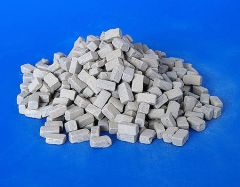 PLS4001 - Lot de petits pavés miniatures couleur gris granite pour maquette