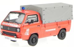 PRX13102 - Vehicule des pompier allemend VOLKSWAGEN T3B baché édité à 500 unités
